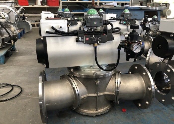 Bulk Solid Materials 45° DN50 Distributing Valve